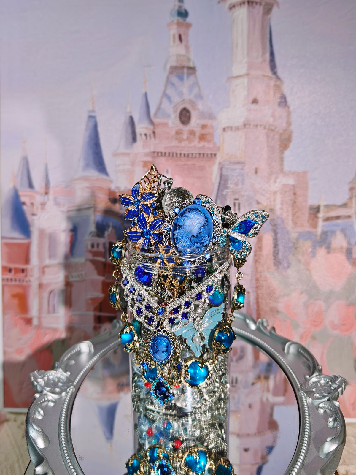 Azure Cameo Dream | Mystery Jewelry Jar 68263(45 pcs)
