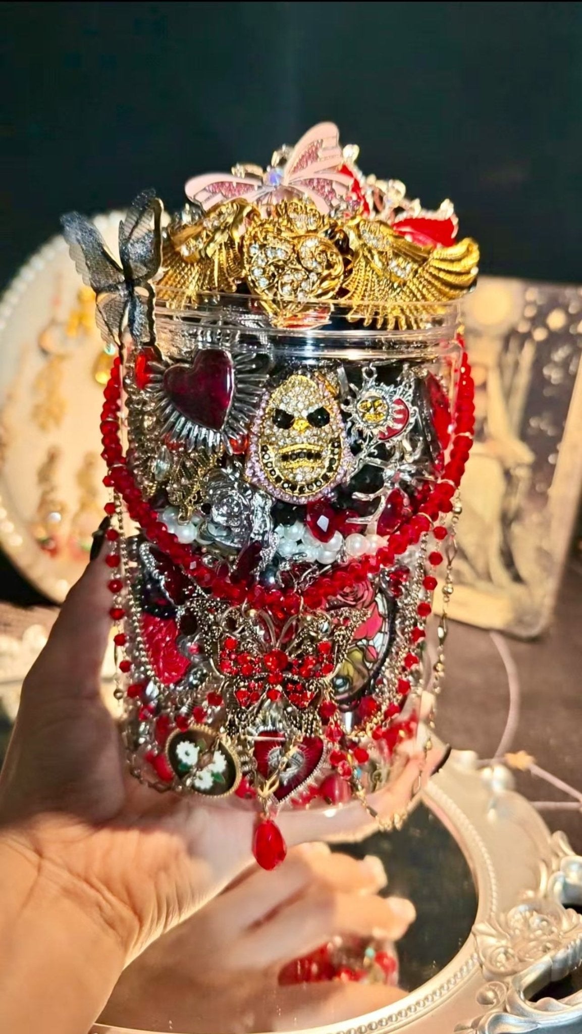 Bocal de bijoux mystère | Thème Sorcière Sombre 259122