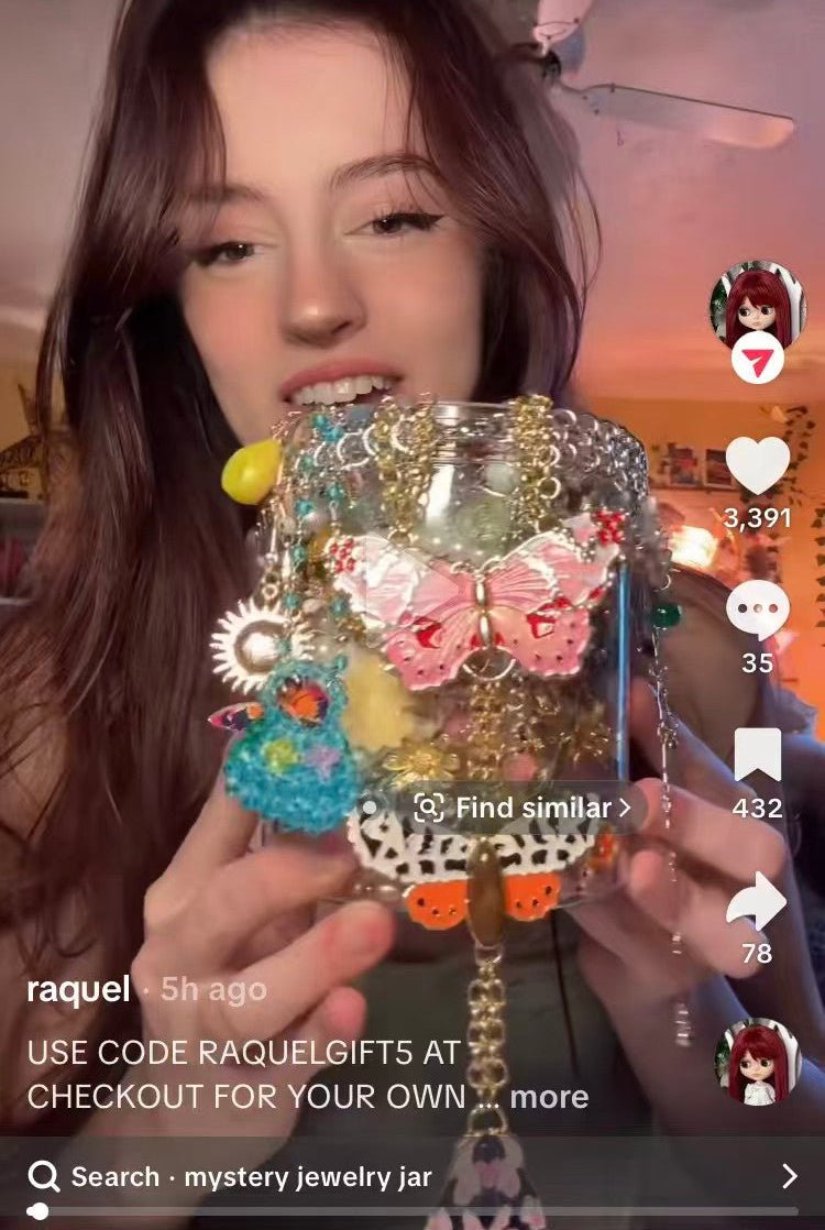 Bocal de bijoux mystère | Thème Reine de la fête 25919