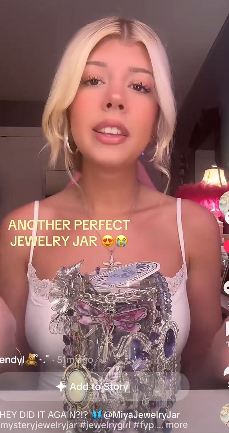 KENDYL -Similar Style | Purple Mystery Jewelry Jar 260702