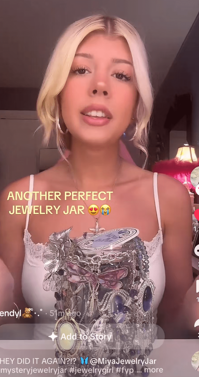 KENDYL -Similar Style | Golden Mystery Jewelry Jar 260716