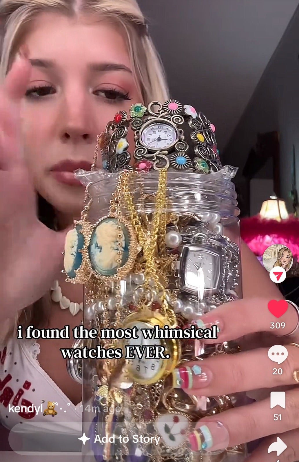 KENDYL -Similar Style |Timeless Elegance Mystery Jewelry Jar 67081