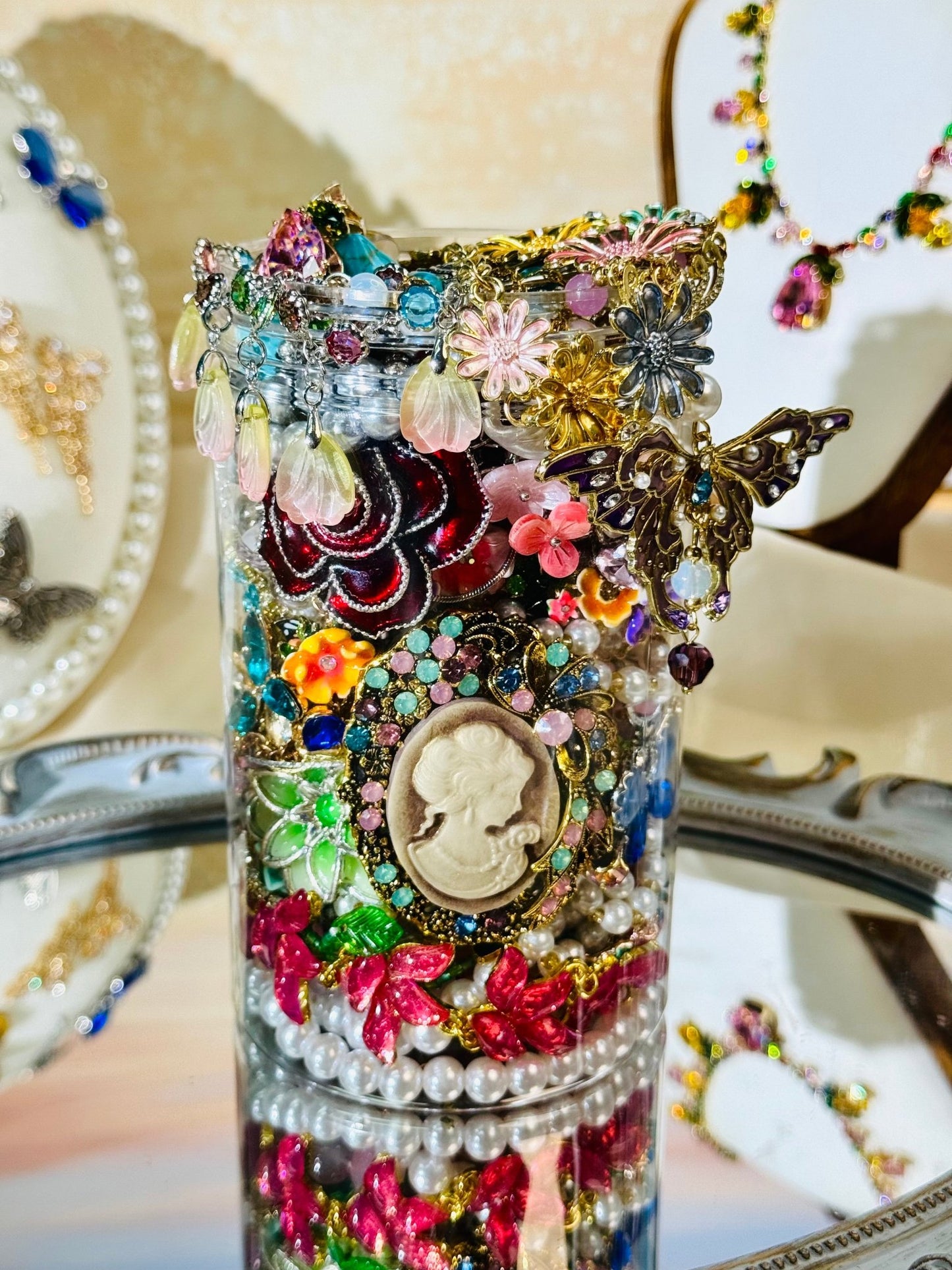 Pot à bijoux mystère sur le thème des princesses de contes de fées (grand) 258197