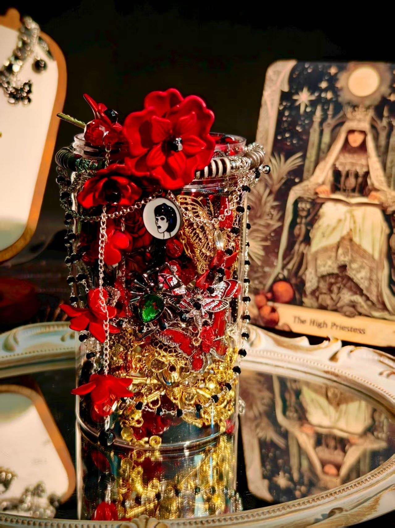 Bocal de bijoux mystère | Thème Sorcière Sombre 258282