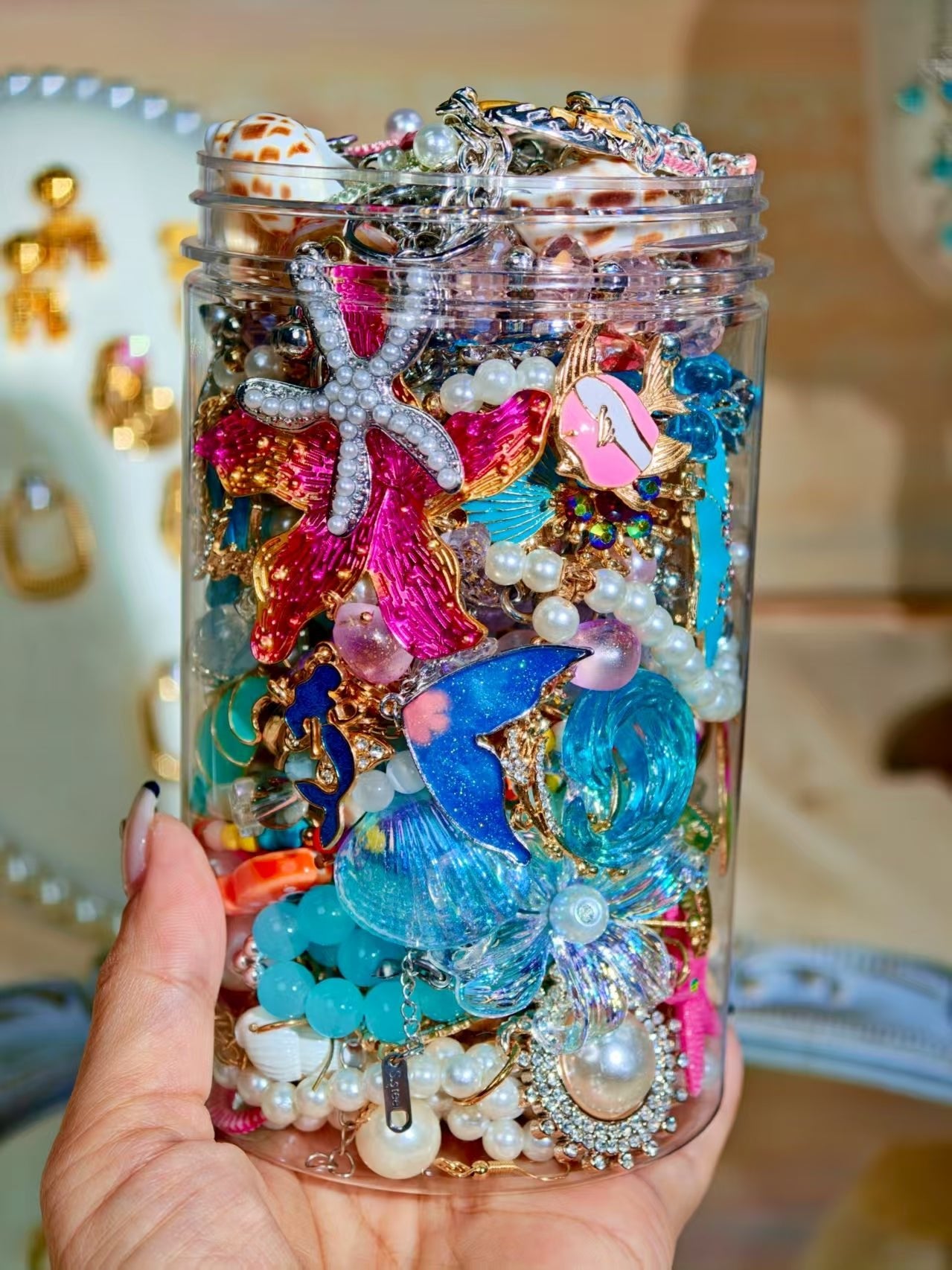 Bocal de bijoux mystère | Thème Guérison Océan 2582814