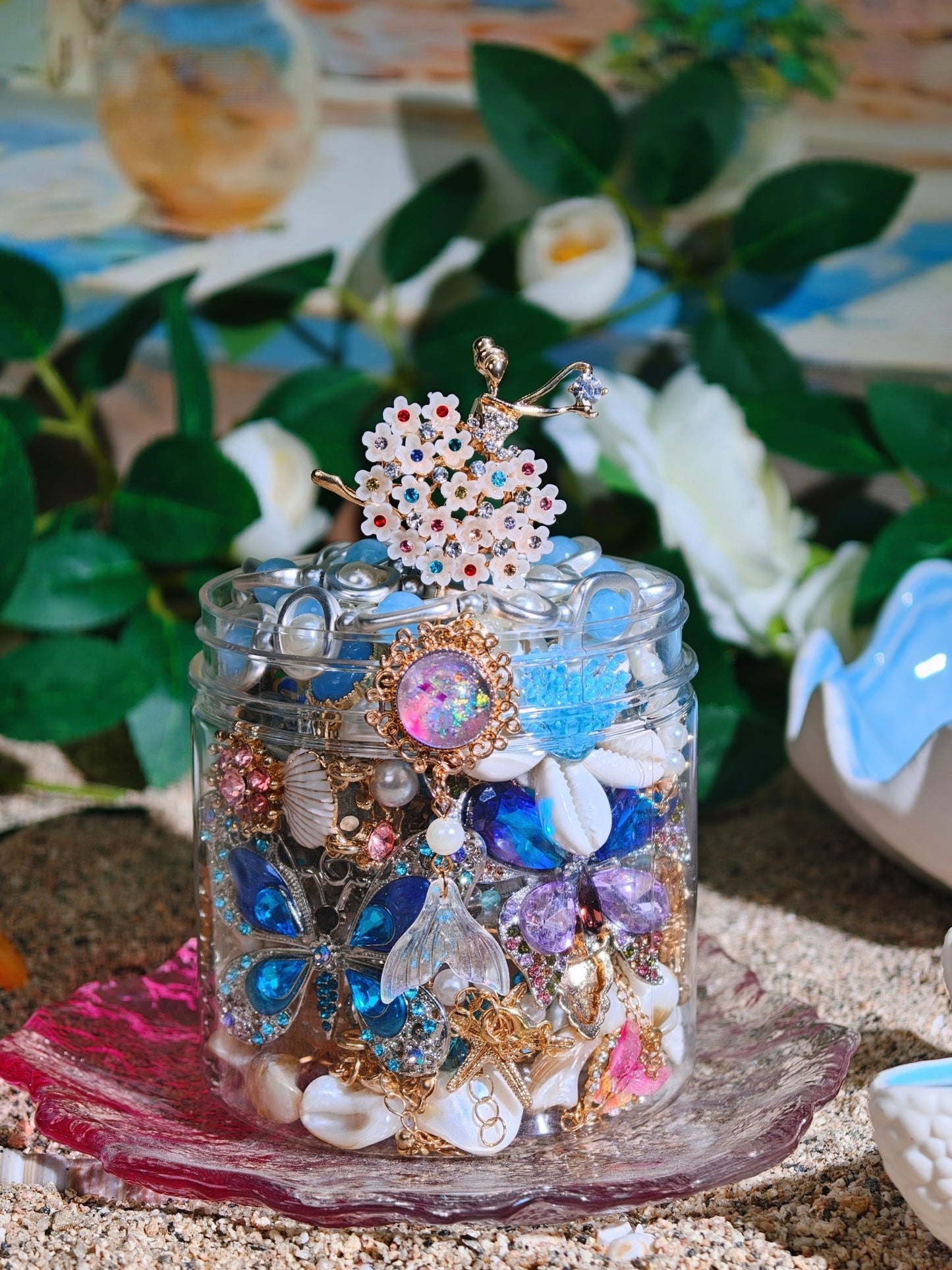 Bocal de bijoux mystère | Thème Guérison Océan 2590513