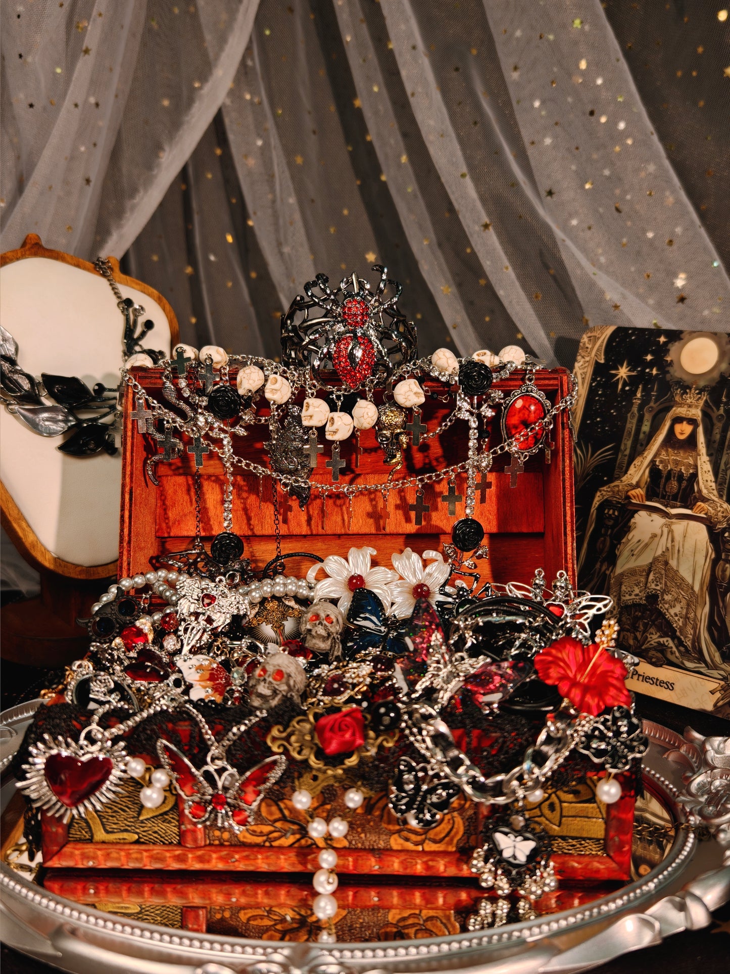 Bocal de bijoux mystère | Thème Sorcière Sombre 259131