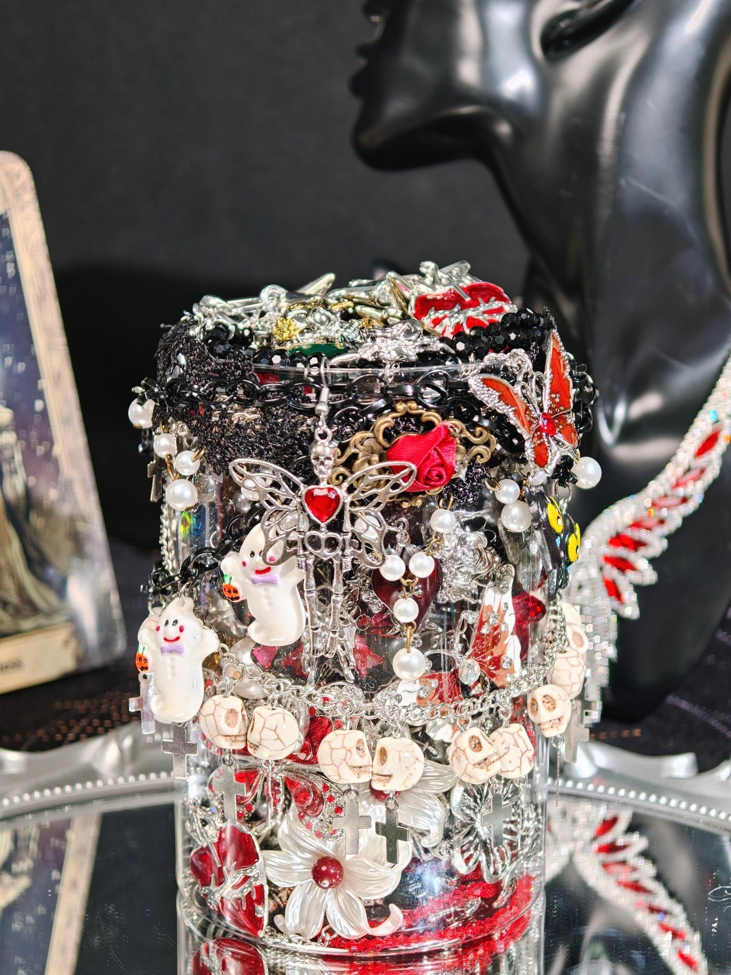 Bocal de bijoux mystère | Thème Sorcière Sombre 259136