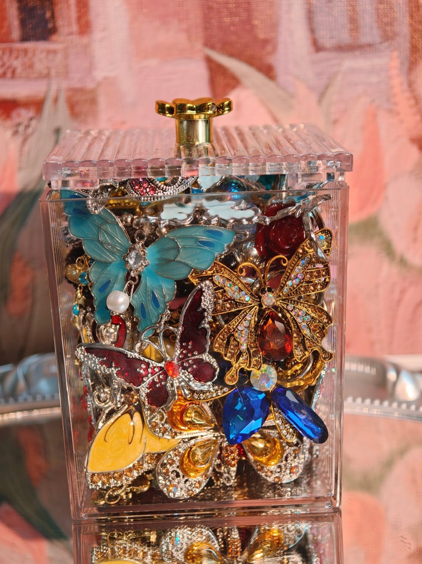 Bocal de bijoux mystère | Thème Jardin des Papillons 2590514