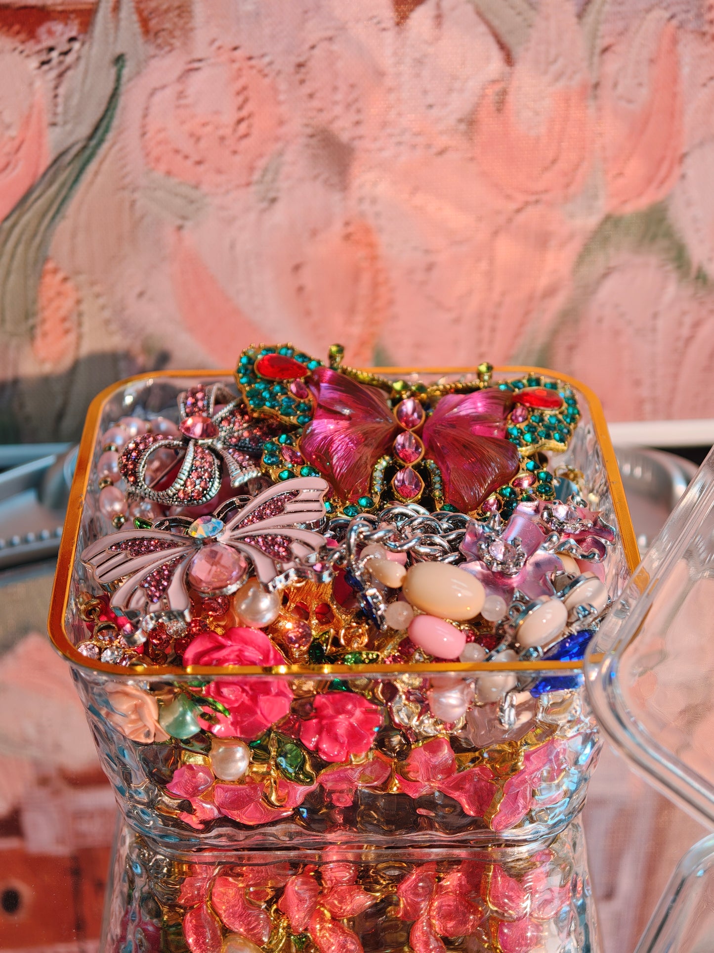 Garden of Butterflies themed | Mystery Jewelry Jar 25912