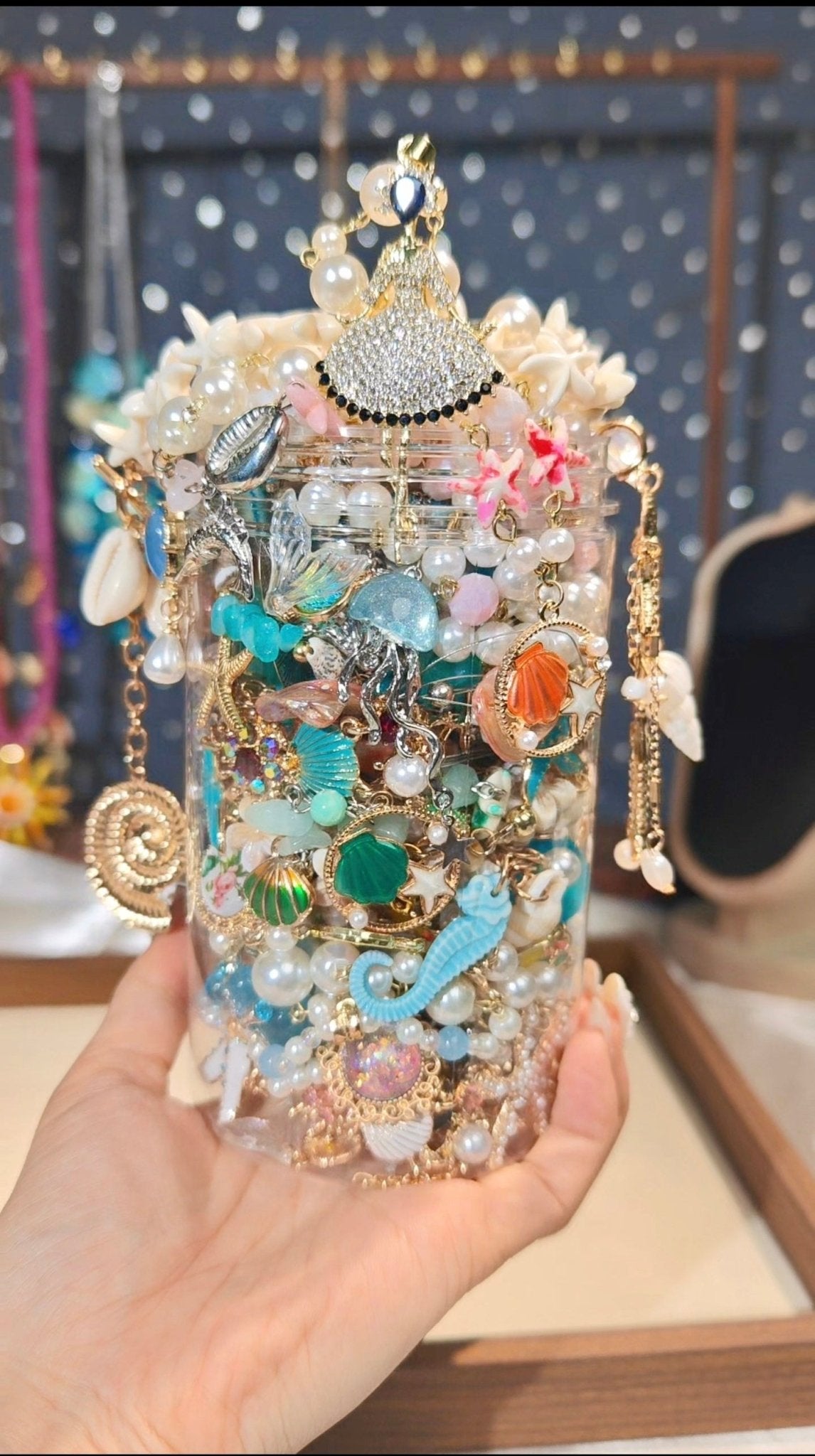 Bocal de bijoux mystère | Thème Guérison Océan 259064