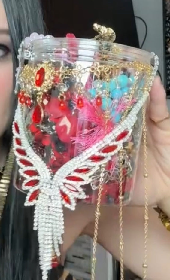 (Patricia Similar style)Dark Witch themed | Mystery Jewelry Jar 25244