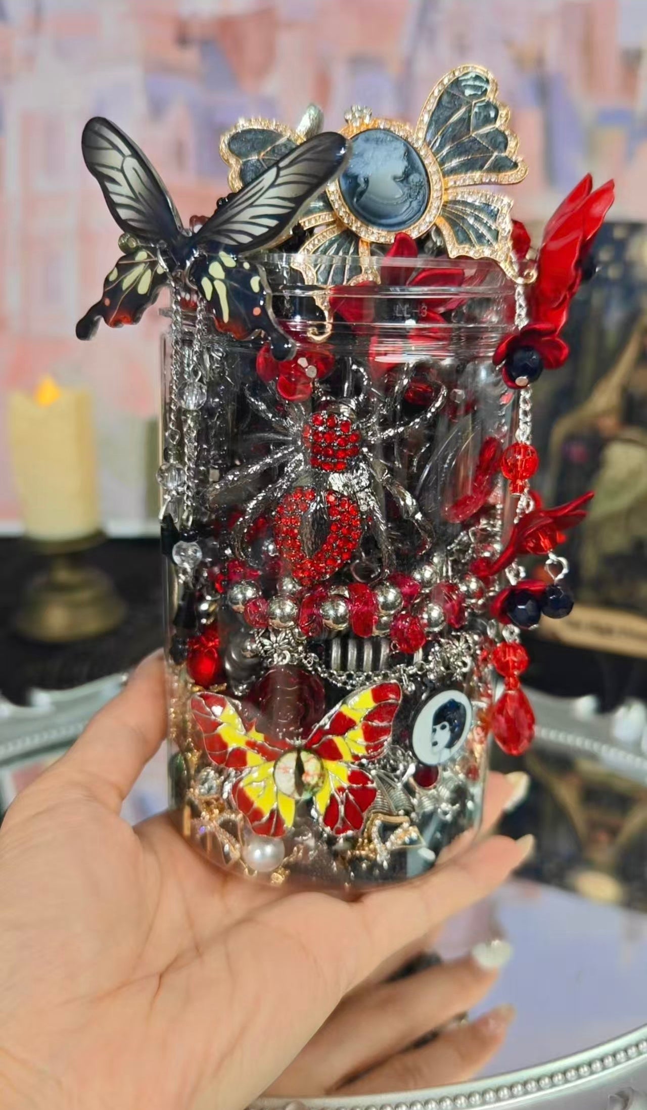 Dark Witch themed | Mystery Jewelry Jar 51172