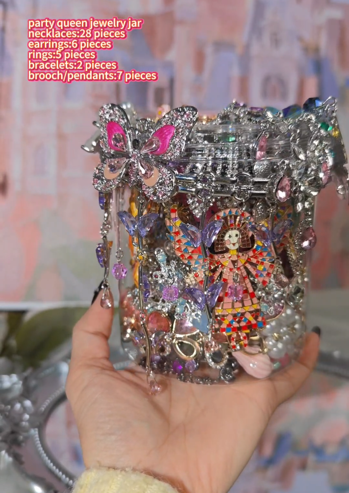 Bocal de bijoux mystère | Thème Reine de la fête 25919