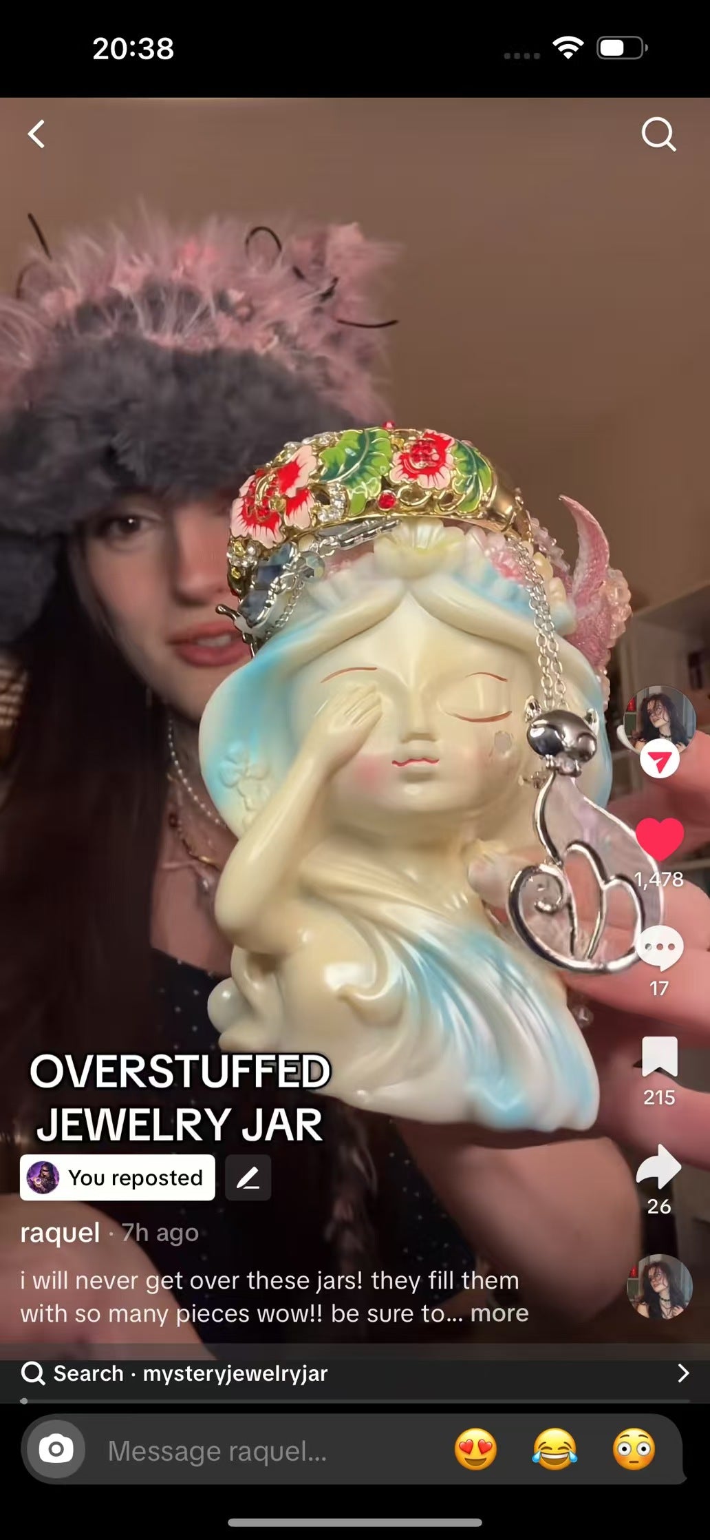 Bocal de bijoux mystère | Thème Reine de la fête 25919