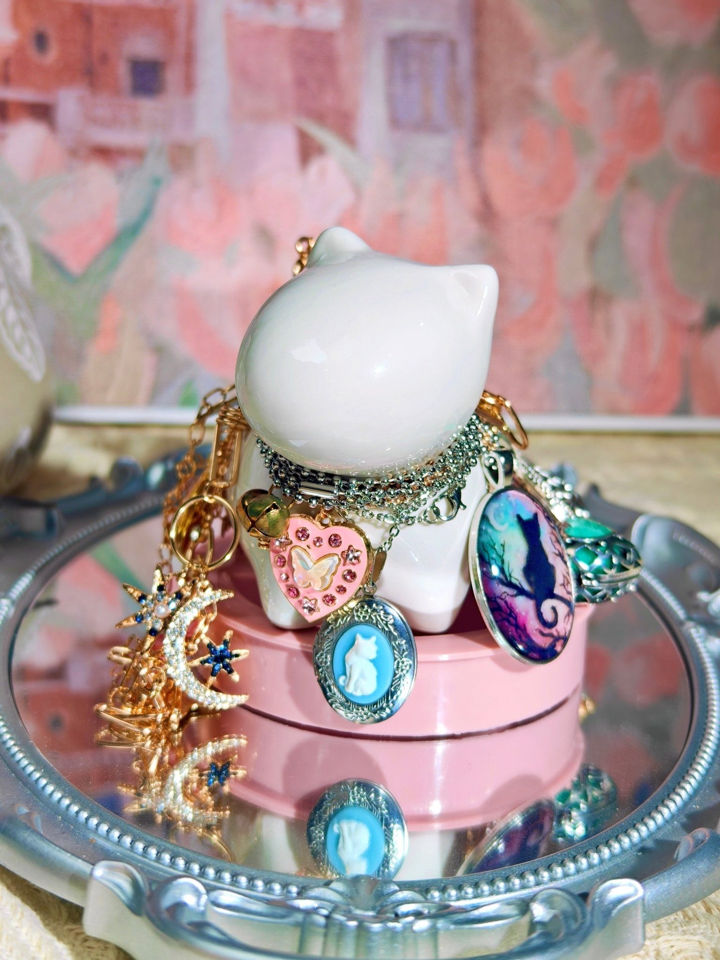 Cat themed | Mystery Jewelry Jar 051305(30 pcs)