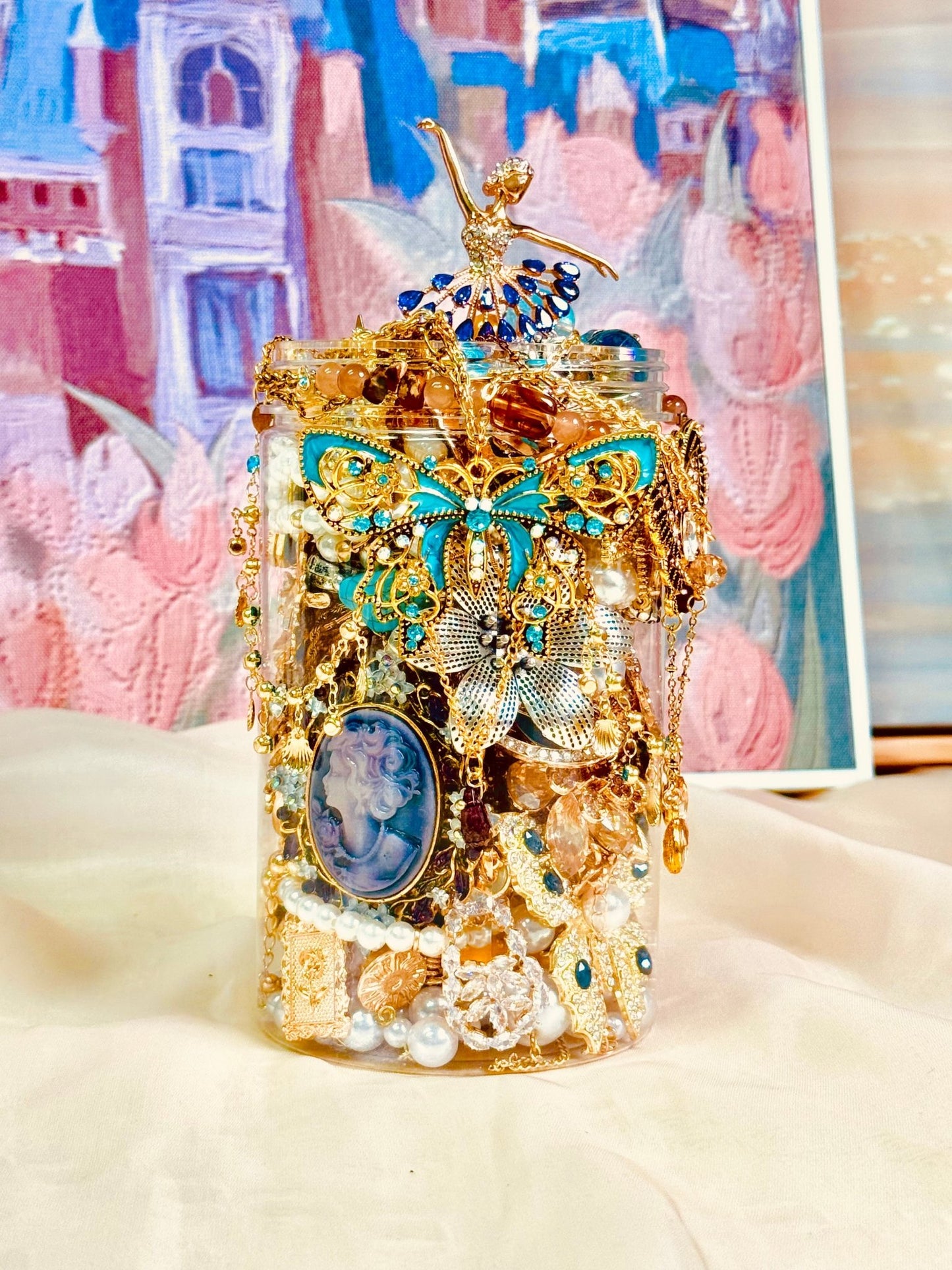 Pot à bijoux mystère sur le thème des princesses de contes de fées (grand) 258196