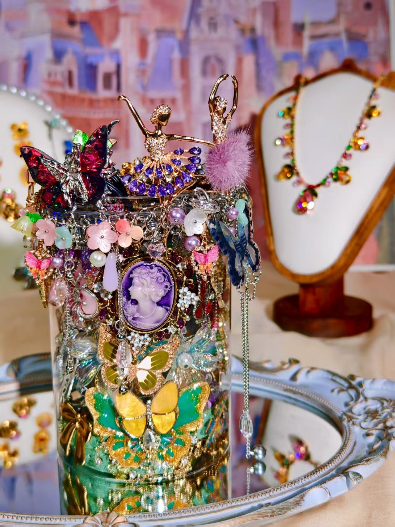 Bocal de bijoux mystère | Thème Jardin des Papillons 259042