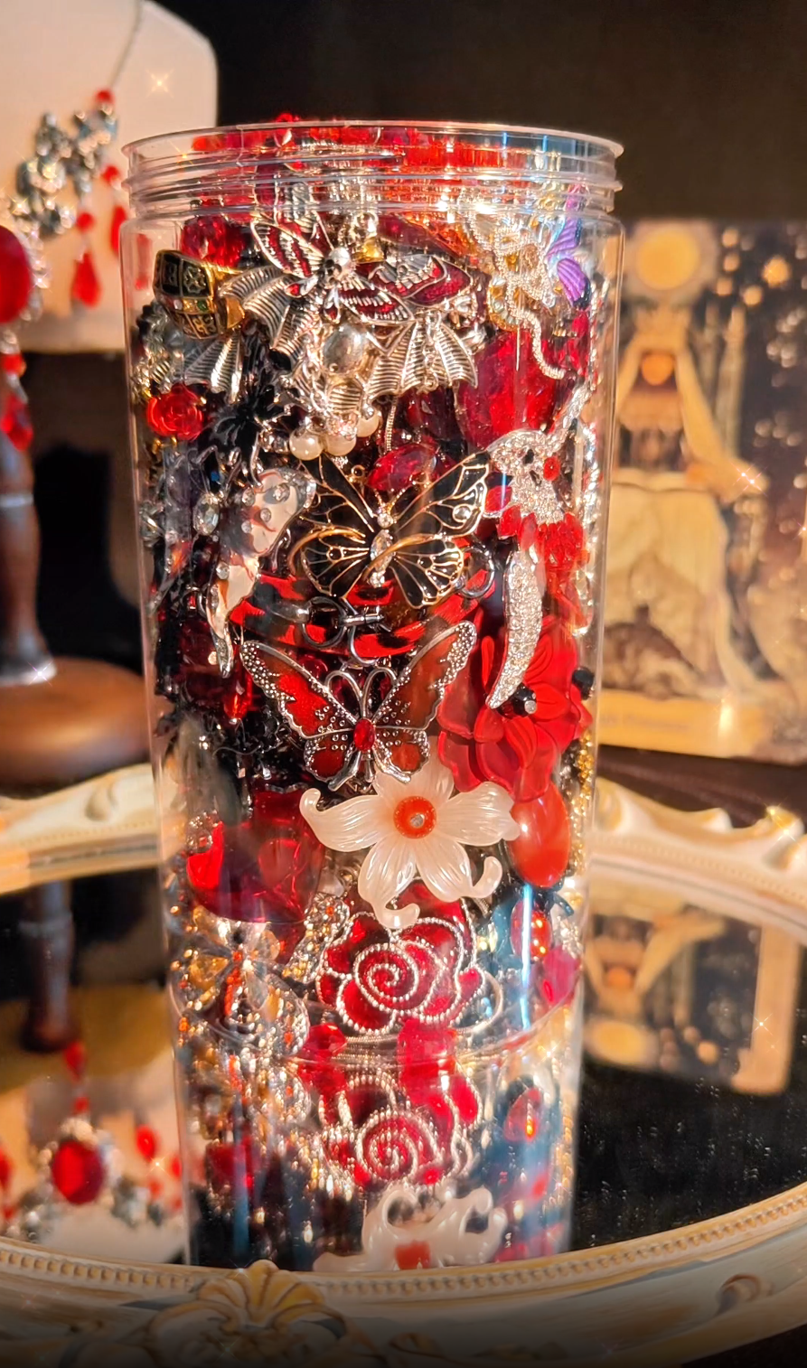 Bocal de bijoux mystère | Thème Sorcière Sombre 259071