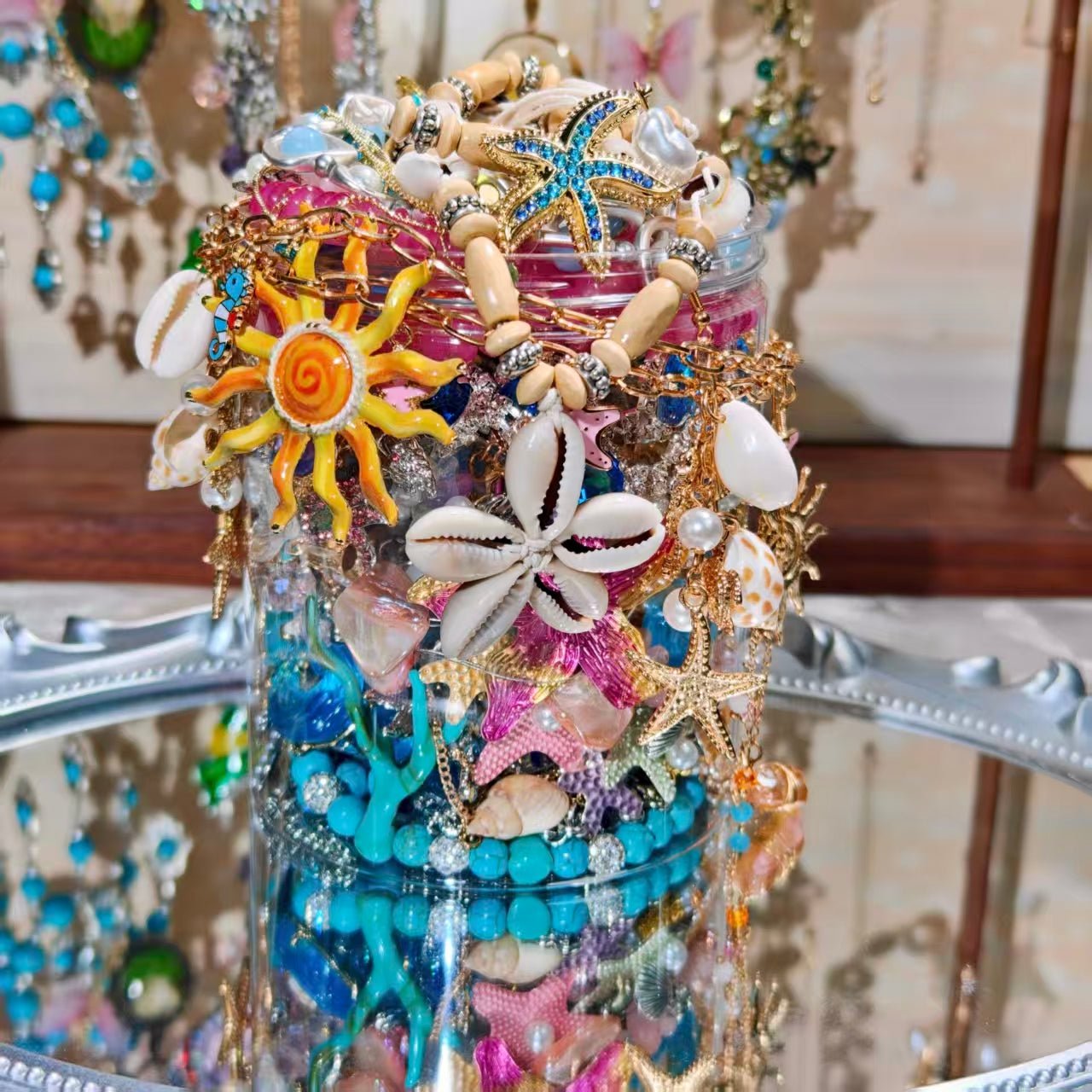 Bocal de bijoux mystère | Thème Guérison Océan 259064