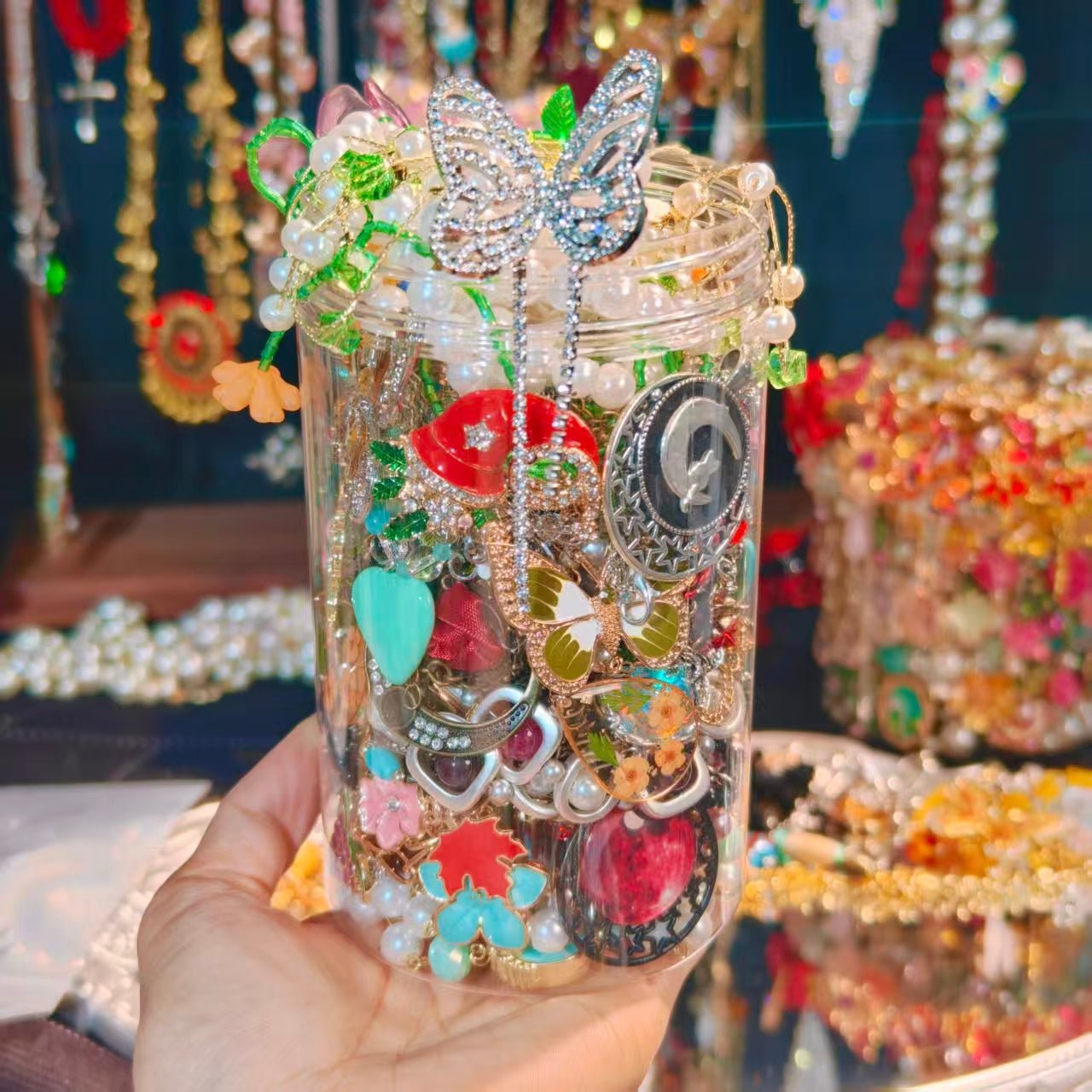 Bocal de bijoux mystère | Thème Magie de la Forêt 2591351