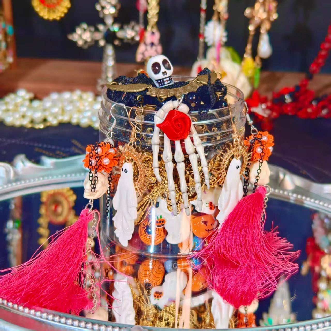 Halloween Night themed | Mystery Jewelry Jar 2903