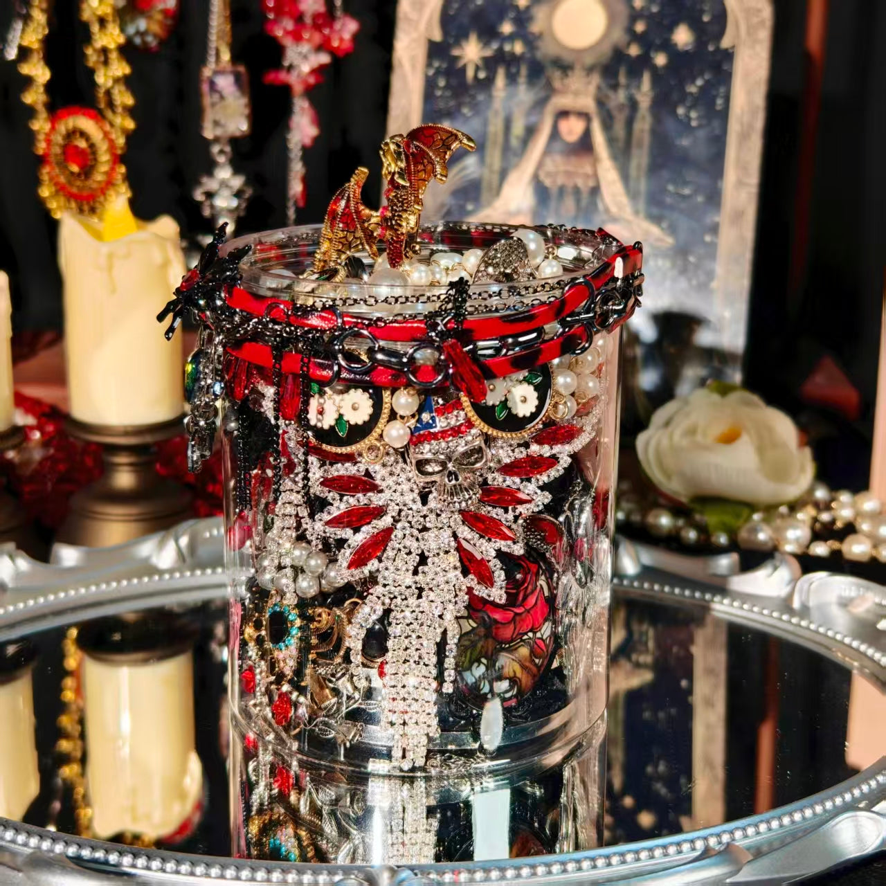 Dark Witch themed | Mystery Jewelry Jar 2909