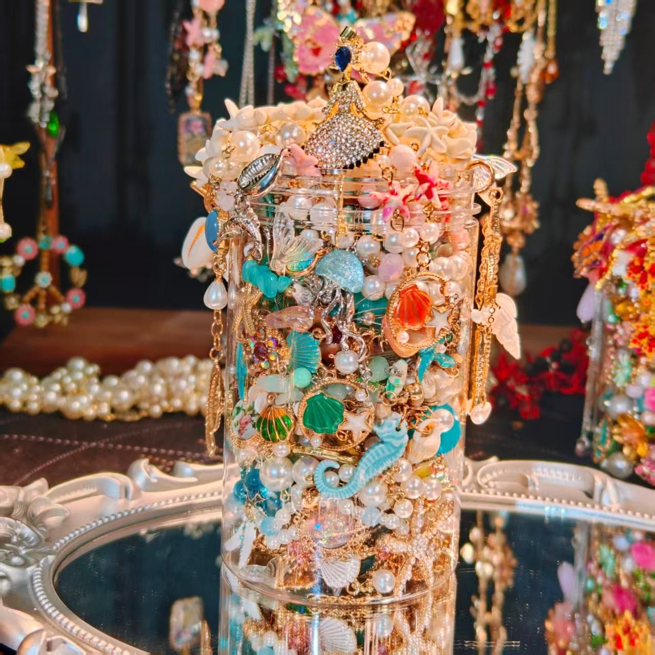 Bocal de bijoux mystère | Thème Guérison Océan 259064