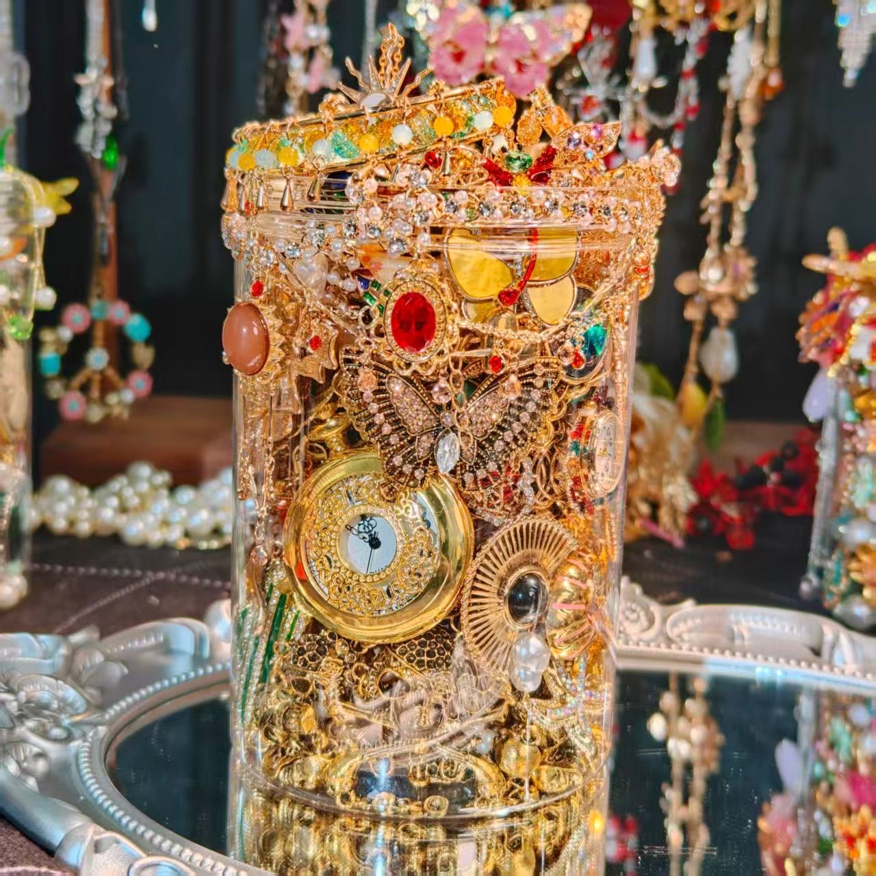 Bocal de bijoux mystère | Thème Guérison Océan 259064
