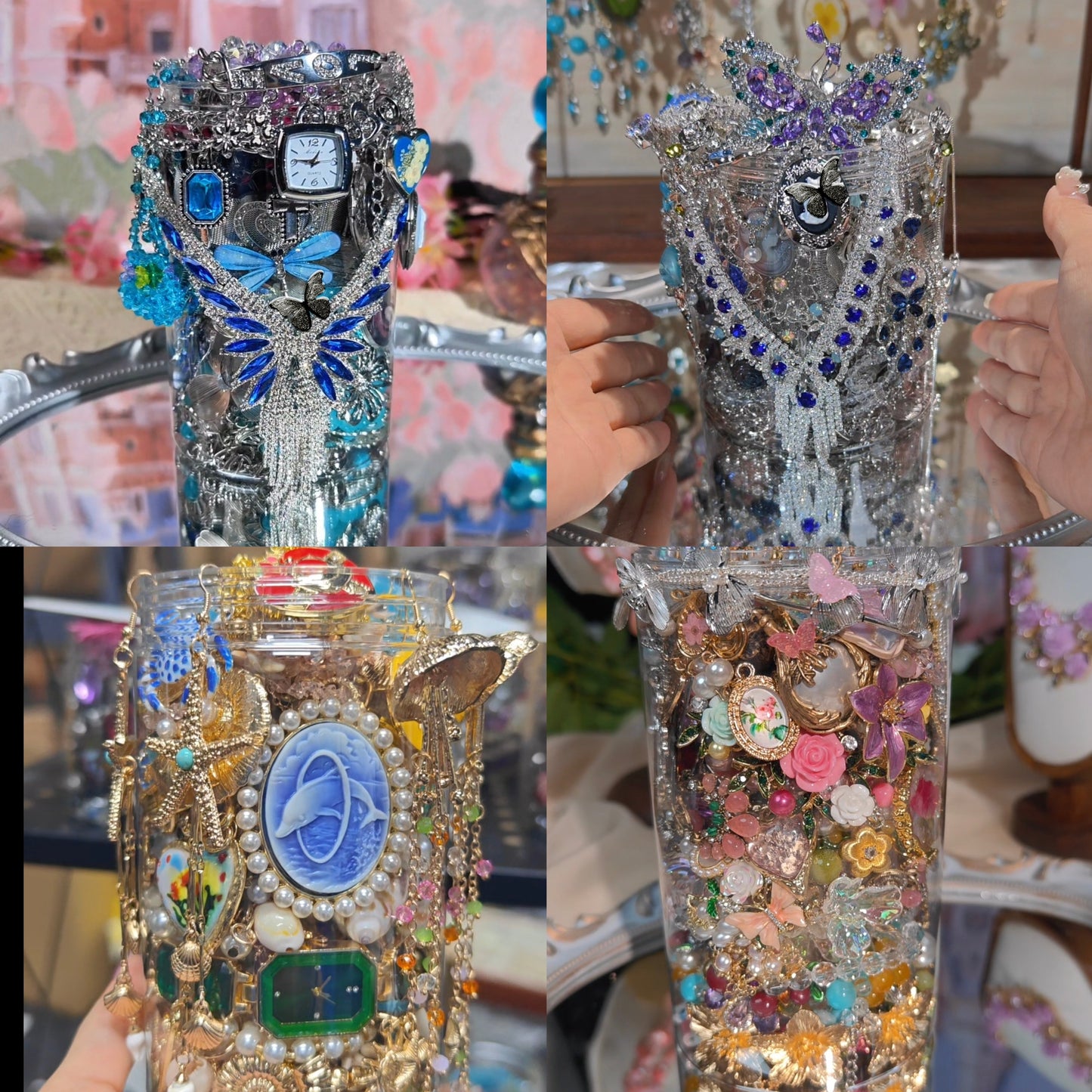 Custom Mixed Themed Mystery Jewelry Jar new