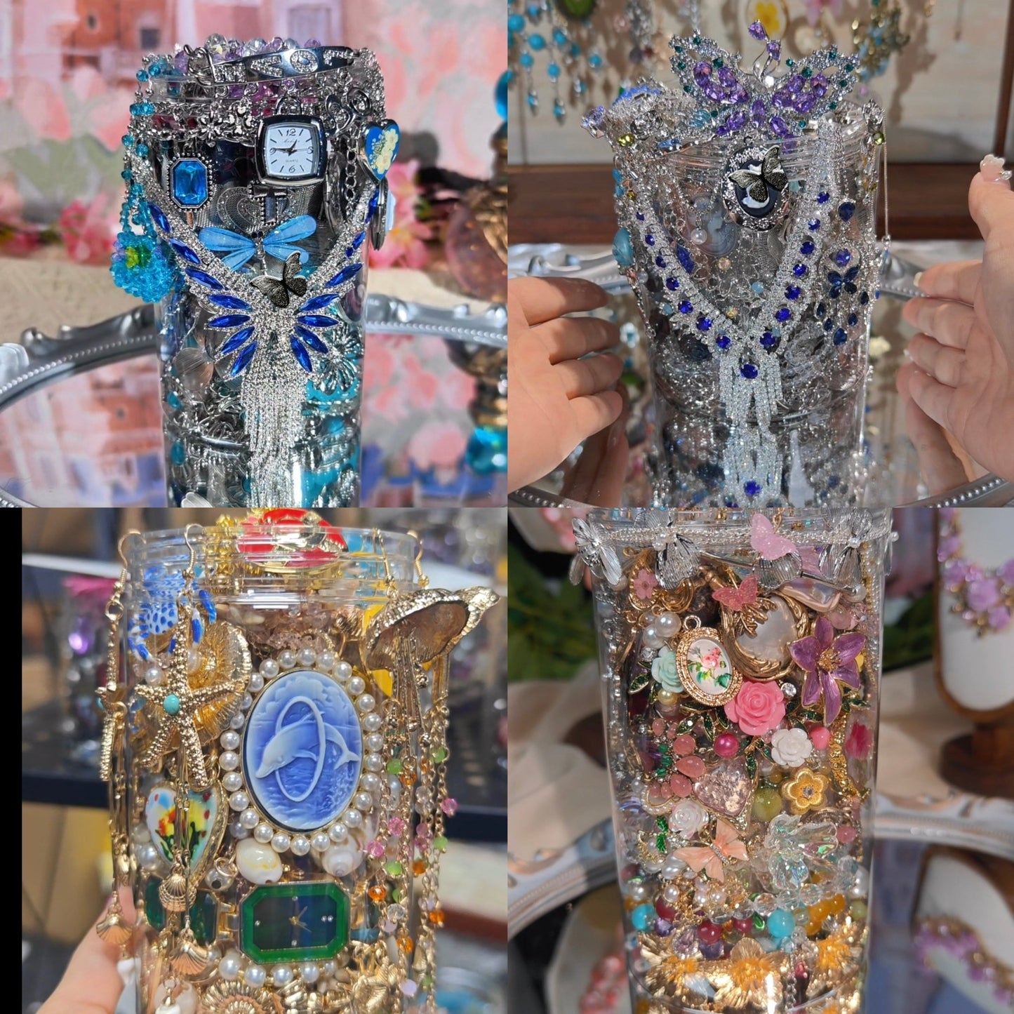 Custom Mixed Themed Mystery Jewelry Jar new