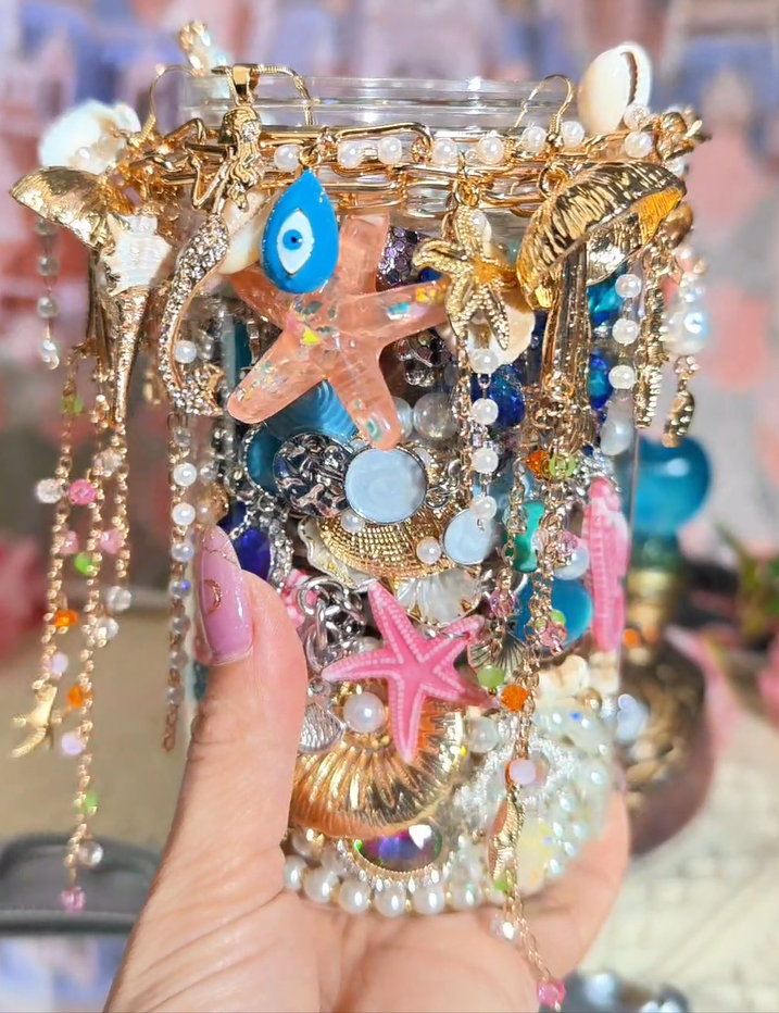 Bocal de bijoux mystère | Thème Guérison Océan 259064