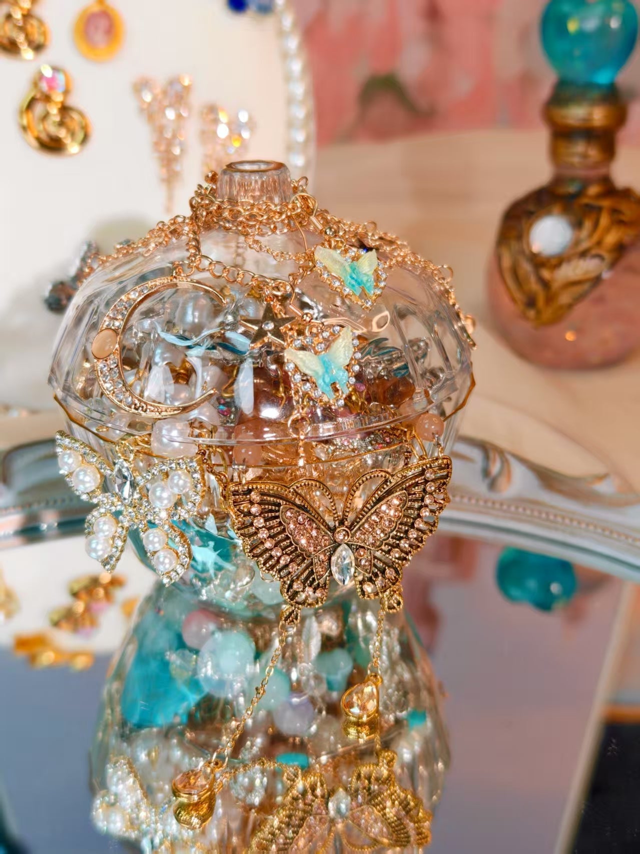 Pot à bijoux mystère sur le thème des princesses de contes de fées (moyen) 258199