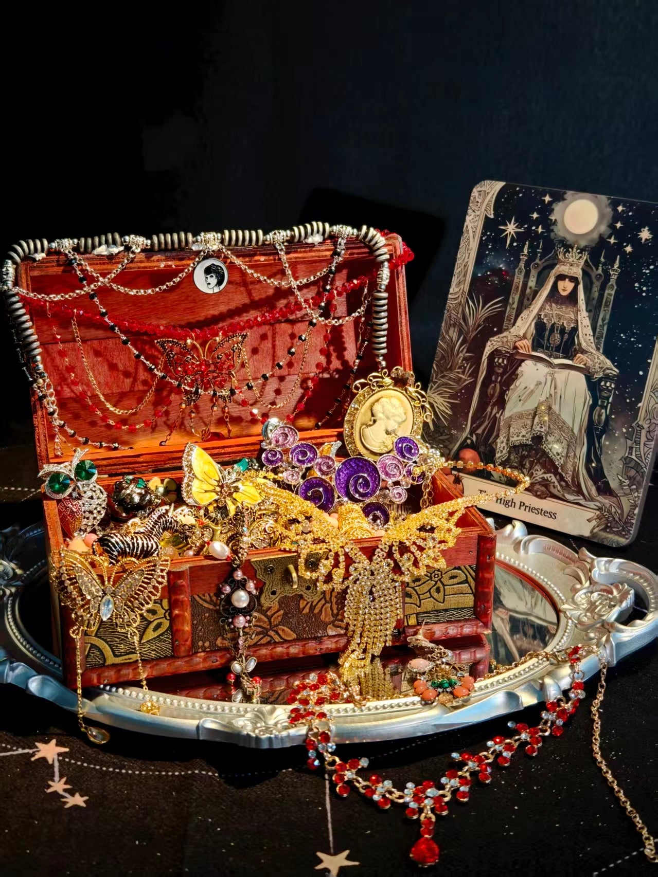 Vintage themed | Mystery Jewelry Jar 25929