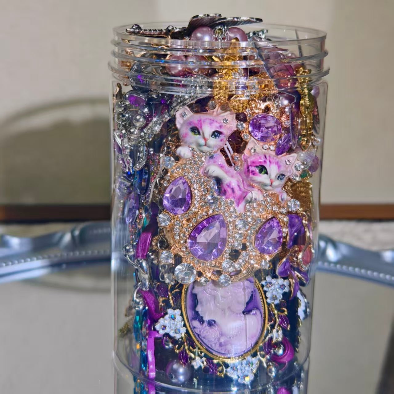 PURPLE THEME | Mystery Jewelry Jar 061102 (45 pcs)