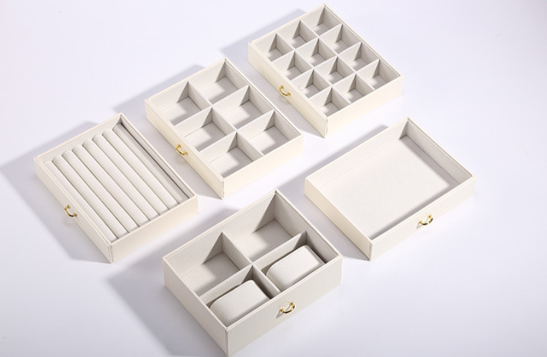 European-Style Multi-Layer Luxury Jewelry Keepsake Box Large Capacity Storage for Rings, Earrings & Necklaces