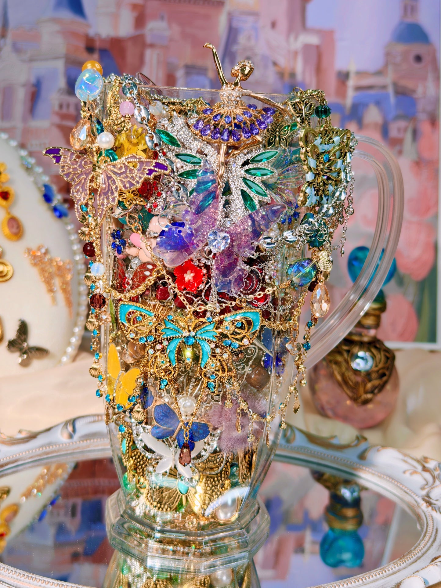 Garden of Butterflies themed | Mystery Jewelry Jar (Extra Large)258229