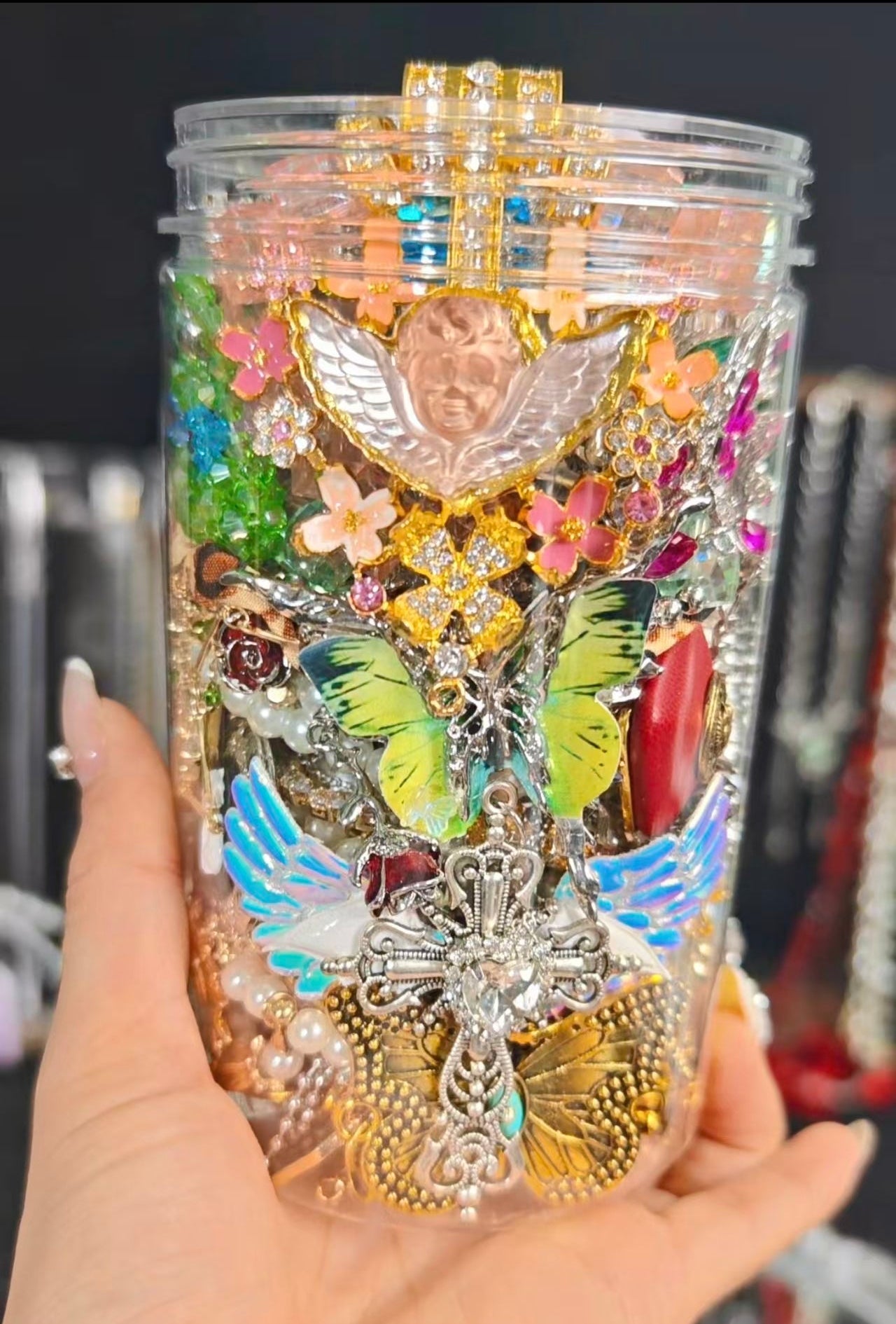 Angel Wings themed | Mystery Jewelry Jar 51145