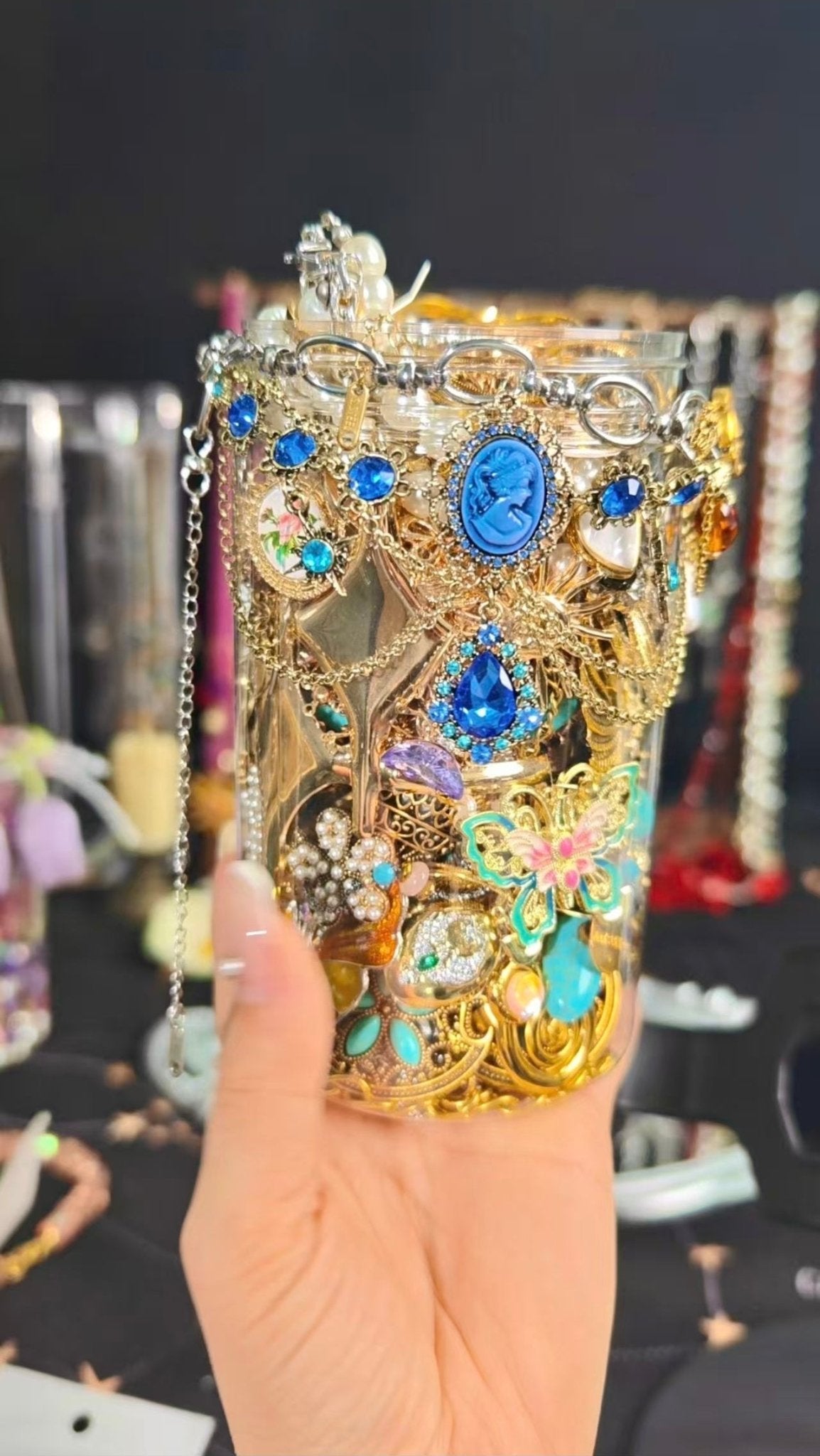 Bocal de bijoux mystère | Thème Guérison Océan 259064