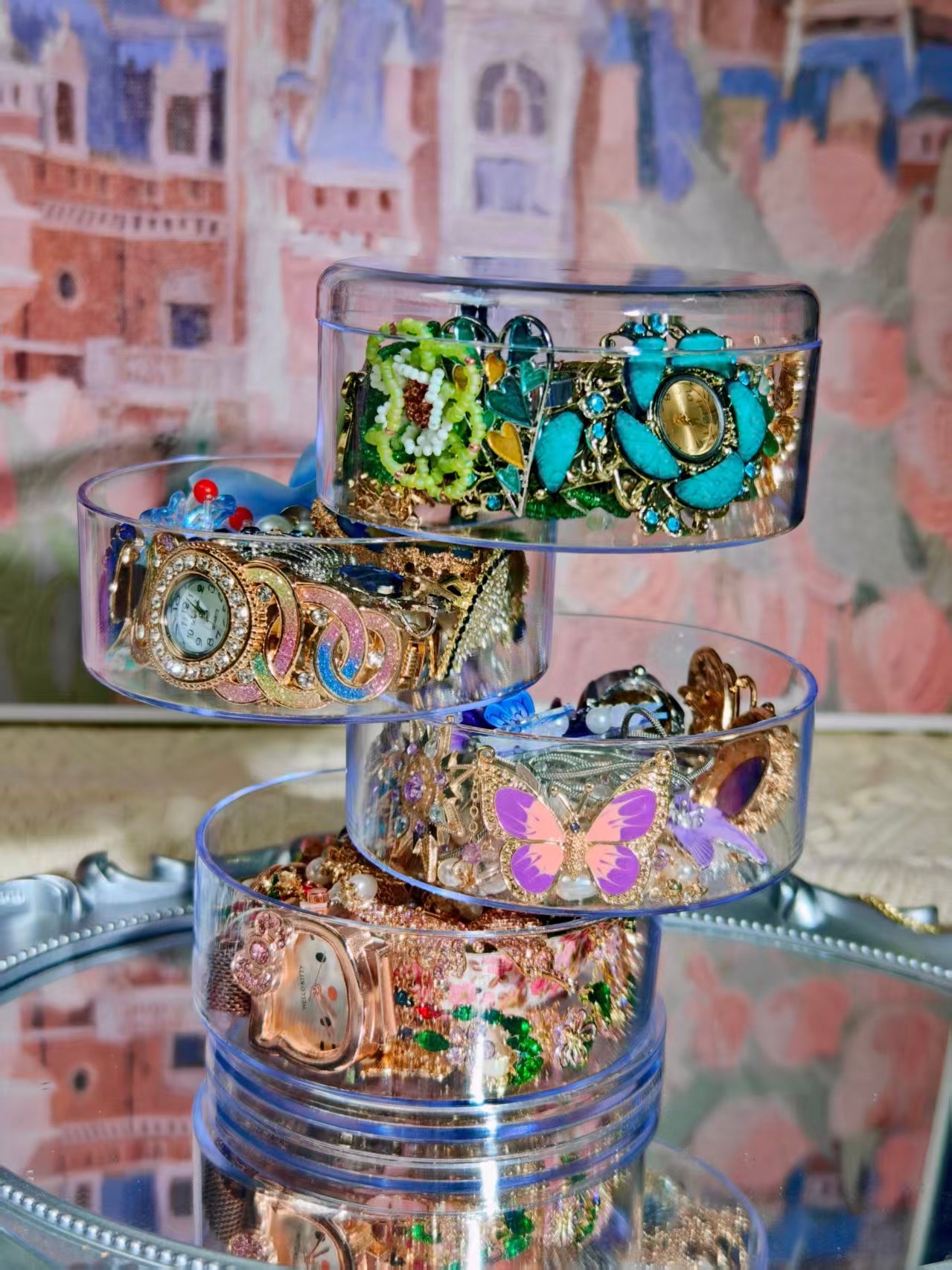 Treasure Tower Jewelry Jar |  26061201  (55 pcs)