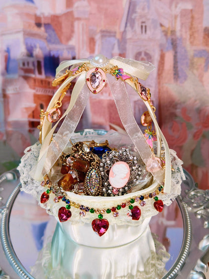 Heart Jewel Basket | Mystery Jewelry Jar 268202