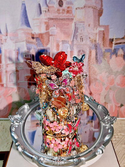 Crimson Jewel Butterfly  | Mystery Jewelry Jar 268203