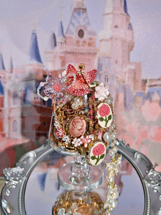 Blush Rose Cameo | Mystery Jewelry Jar 68264(45 pcs)