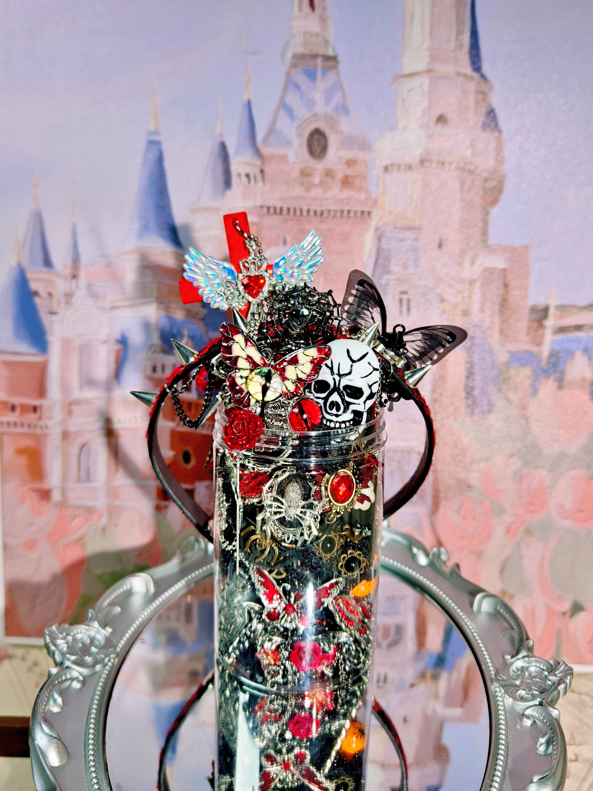 Crimson Halloween Relic | Mystery Jewelry Jar 68275(45 pcs)