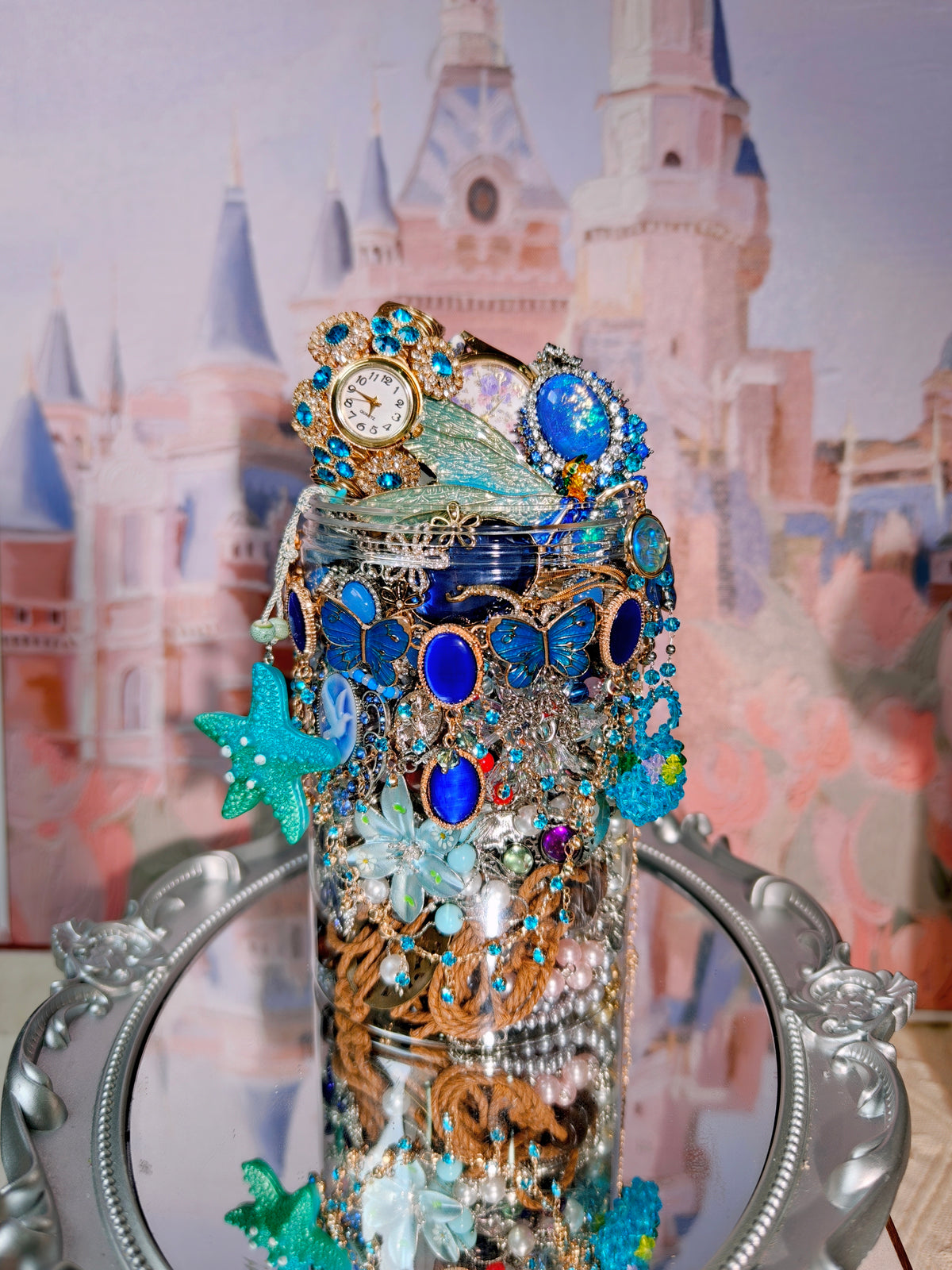 Tides of the Sapphire Night | Mystery Jewelry Jar 69023(45 pcs)