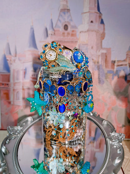 Tides of the Sapphire Night | Mystery Jewelry Jar 69023(45 pcs)