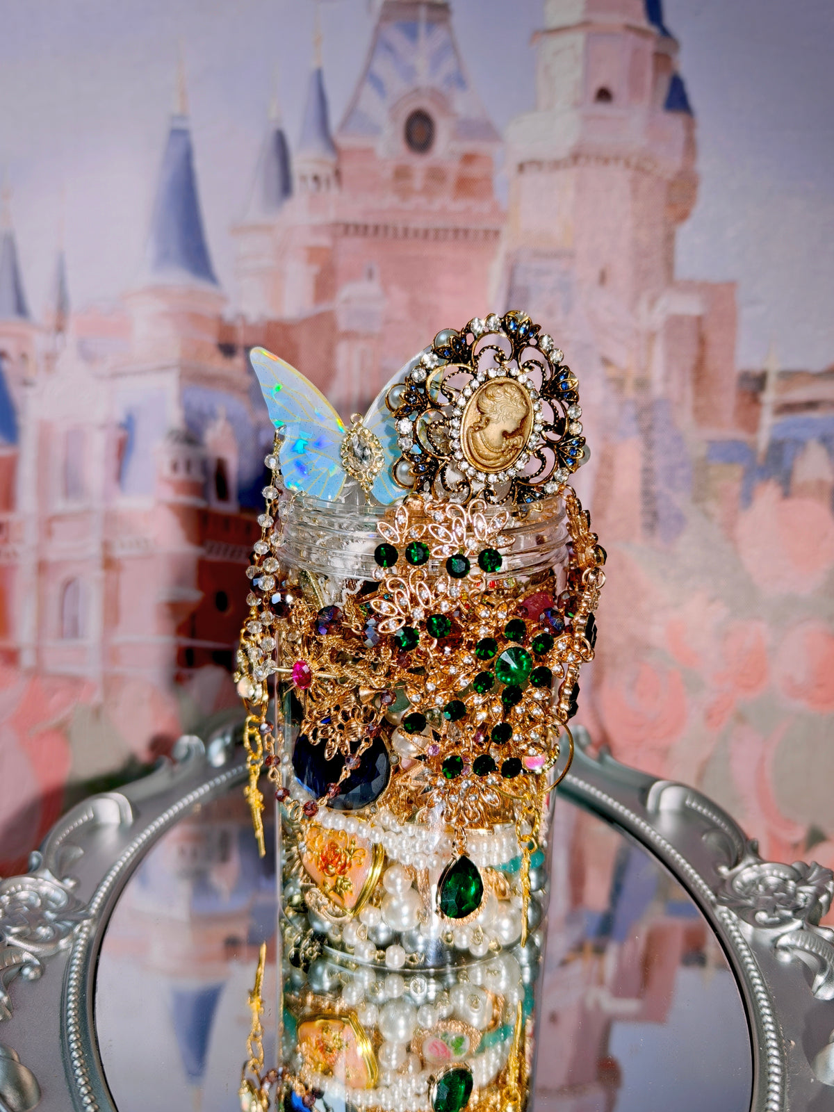 Whispers of the Blue Vault | Mystery Jewelry Jar 69042(45 pcs)