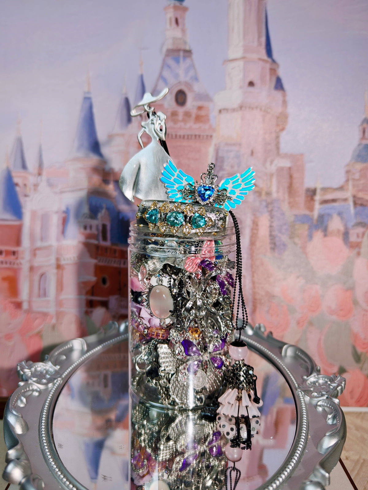 The Azure Dancer Vault | Mystery Jewelry Jar 69045(45 pcs)