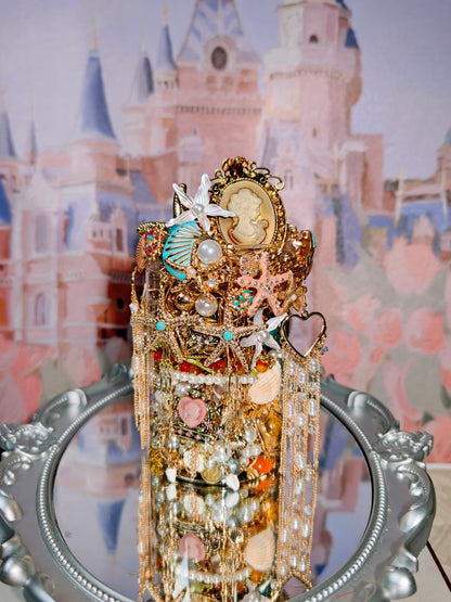 The Gilded Starfish Cameo Vault | Mystery Jewelry Jar 69095(45 pcs)