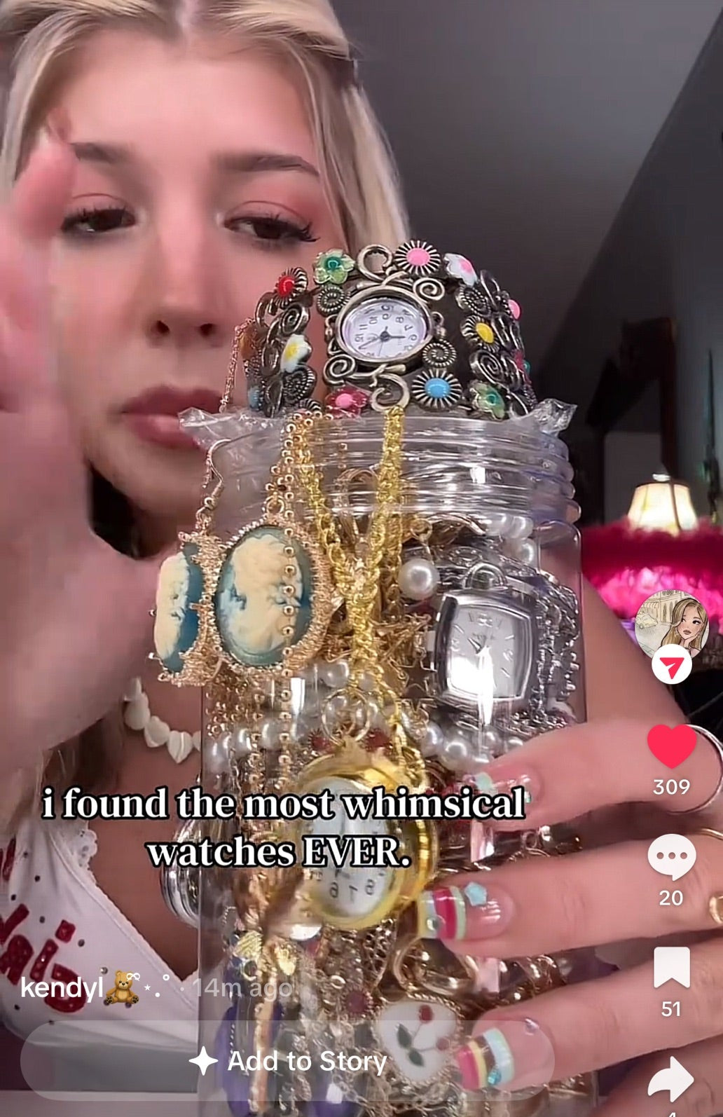 KENDYL -Similar Style |Timeless Elegance Mystery Jewelry Jar 67081
